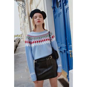 Petite Studio Andy Vegan Leather Skirt, Brown S NWT